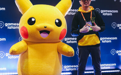 Pikachu encontra fãs em sessão de Meet & Greet na gamescom latam 2025