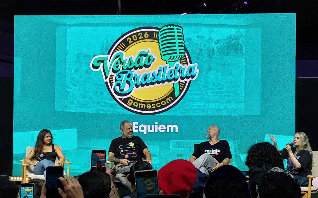 Dubladores brasileiros de Resident Evil: Requiem teorizam com f&atilde;s no creators stage